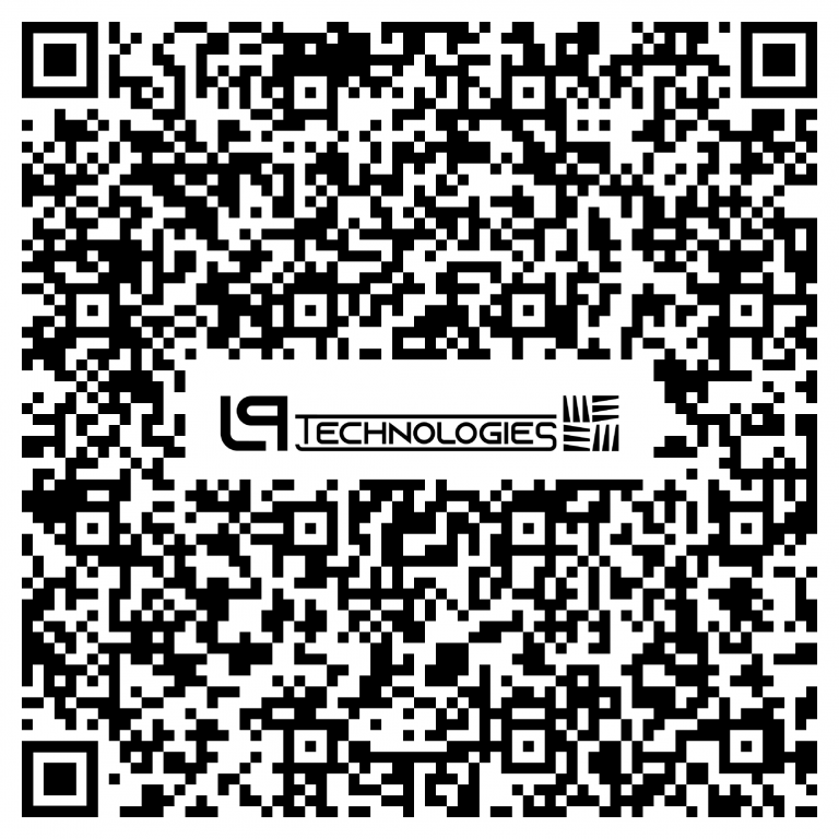 QR code con i dati di contatto di LP Technologies